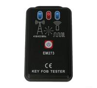 Weless Testeur de fréquence de clé LED modèle EM273 pour vérification RF et signal sur télécommandes et clés de véhicule dans les applications de diagnostic électronique