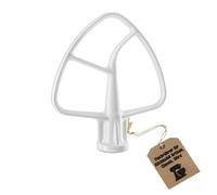 Welikekitchen Batteur plat K45B / 5K452B pour robot de cuisine KitchenAid avec tête de moteur inclinable