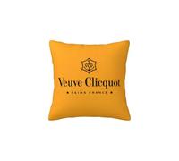Welikekitchen Coussin d'extérieur pour Veuve Clicquot Champagne Orange avec rembourrage