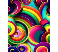 WELIWE Kit Broderie Point de Croix Estampé 11CT Adultes Débutant Compté Point de Croix Kits DIY Pré Imprimé Canevas art broderie mandalas 40x50cm