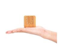 Weljoy Diffuseur portable avec grain de bois pour huiles essentielles, voiture ou voyage, format mini, silencieux, sans eau, batterie rechargeable ou USB (grain de bois)