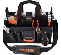 WELKINLAND Organiseur d'outils à 19 compartiments avec support de douille pour électriciens et techniciens CVC
