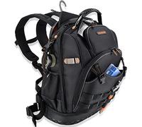 WELKINLAND sac à dos d'électricien avec 77 poches, pour hommes et outils de climatisation et construction