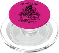 Well Aged Overversed Squelette Funny Wine PopSockets PopGrip pour MagSafe