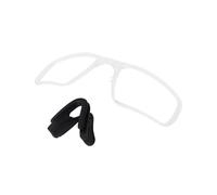 Well-aimed Adaptateur optique RX Insert / plaquettes de nez de rechange compatibles avec les lunettes de soleil ESS Crossbow, pièce de nez confortable en caoutchouc souple - Transparent