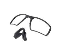 Well-aimed RX Insert Optical Adaptor/Plaquettes de nez de rechange compatibles avec les lunettes de soleil ESS Crossbow, pièce de nez confortable en caoutchouc souple - Noir