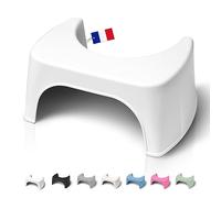 Well Care Tabouret de Toilette Physiologique - Fabriqué en France en Plastique Recyclé - Marche Pied WC pour Adulte - Petit Banc Repose Pied pour Adopter la Position Squatty Anti Constipation