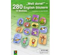 "Well done!". 280 English Stickers