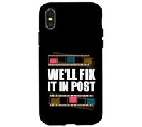 Well Fix It in Post Citation drôle de l'éditeur de Film Coque pour iPhone X/XS