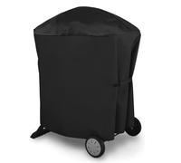 WELL GRILL Housse de barbecue résistante aux intempéries pour Weber Q100/Q1000/Q200/Q2000 avec chariot portable, housse de barbecue 7113 étanche et résistante aux UV en polyuréthane