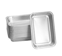 WELL GRILL Lot de 20 barquettes en aluminium pour barbecue à gaz Ninja Woodfire, accessoires de barbecue à gaz Ninja OG850EU OG901EU OG701EU - Jetables - Bac récupérateur de graisse pour Weber 6415