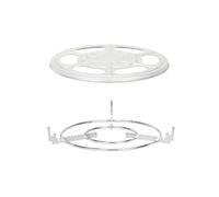 WELL GRILL Pièces de rechange pour réchaud de camping Campingaz, réflecteur de chaleur en acier inoxydable et support de poêle, casserole intégrée pour barbecue à gaz Campingaz Party Grill 400 CV 400R