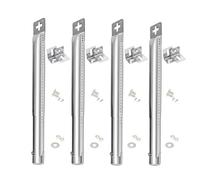 WELL GRILL Universel Bruleur 31-45cm Pièces détachées pour Landmann, Tepro, Blooma, Campingaz, Outback, Taino, Barbecook Barbecue à gaz, Brûleur en Acier Inoxydable pièces de Rechange pour barbecue