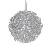 Well Home Boule Lumineuse en Aluminium avec 200 lumières Micro LED de 40 cm de diamètre