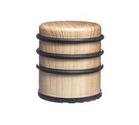 Well Home Butée de porte en métal effet bois 7 x 8 cm