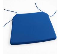 Well Home Coussin Bleu pour chaises avec nœuds 40 x 40 cm