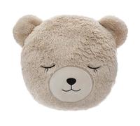 Well Home Coussin Rond en Fourrure d'ours