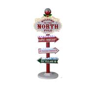 Well Home Décoration de Noël Panneau extérieur pôle Nord avec LED H.95 cm