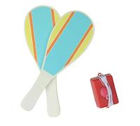 Well Home Ensemble de Raquettes de Plage composé de Trois pièces idéales pour Profiter de l'extérieur