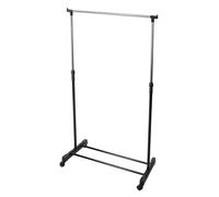 Well Home Étagère porte-manteau avec roulettes en acier inoxydable H.90-160 cm