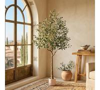 Well Home Grande Plante Artificielle décorative pour intérieur 160 cm