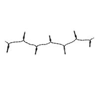 Well Home Guirlande avec 96 lumières LED multicolores avec contrôleur 8 fonctions