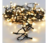 Well Home Guirlande lumineuse à 192 LED blanc chaud avec contrôleur 8 fonctions