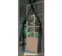 Well Home Lot de 2 moustiquaires noires en polyester avec bande Clôture 75 x 220 cm