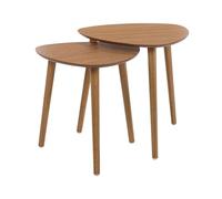 Well Home Lot de 2 Tables d'appoint avec Plateau incliné