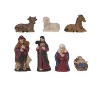 Well Home Lot de 7 Figurines pour crèche de Noël avec détails réalistes et Tailles variées