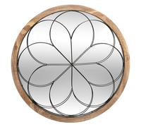 WELL HOME - Miroir rosace en bois