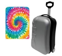 WELL HOME MOBILIARI & DECORACIÓN Valise Trolley 20" Cabine avec Housse de Protection Fluo, Multicolore, Valise Trolley 20" avec Housse de Protection