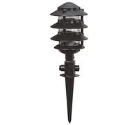WELL HOME MOBILIARIO & DECORACIÓN Applique murale pour extérieur, ABS, noir, 15x15x50, culot E 27 max 60 W