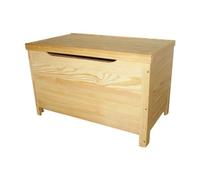 WELL HOME MOBILIARIO & DECORACIÓN Baul droit en bois de pin finition SANS vernis, 70x40x44 cm