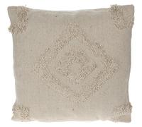 WELL HOME MOBILIARIO & DECORACIÓN Coussin en Coton avec mèche de 45 x 45 cm - Rembourrage en Polyester 400 g