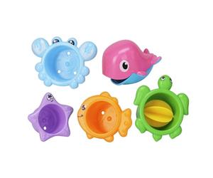 WELL HOME MOBILIARIO & DECORACIÓN- Ensemble de Salle de Bain WATERWOLD Design 5 pièces, WH14722, Multicolore, 23x5x29