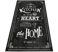 WELL HOME MOBILIARIO & DECORACIÓN HeartOfTheHome Tapis en Polyester imprimé 160 x 230 cm Noir