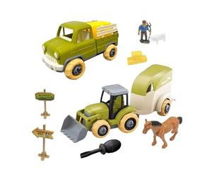 Well Home MOBILIARIO & DECORACIÓN Koopman International BV S34938940 Set de Jouets pour Ferme, Multicolore, 32 x 8,5 x 26,5 cm