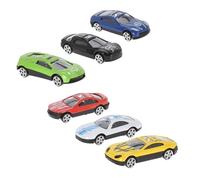 WELL HOME MOBILIARIO & DECORACIÓN- Lot de 6 Voitures de Jouets 10 cm dans Une variété de Couleurs, WH14748, 10,5x4x31