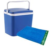 WELL HOME MOBILIARIO & DECORACIÓN Nevera 24 litres + Toalla de Playa 90 x 160 cm 380 g/m² Velours 100% Algodon Azul