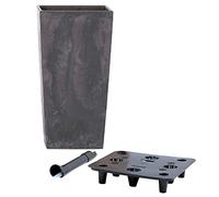 WELL HOME MOBILIARIO & DECORACIÓN Pot de Fleurs Haut de 26,6 litres avec réservoir intérieur + système d'irrigation