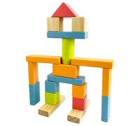 WELL HOME MOBILIARIO & DECORACIÓN Set de Blocs de Bois de pin - Jeu éducatif avec 50 pièces