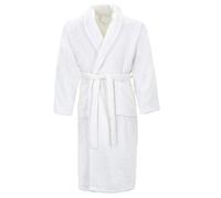 WELL HOME MOBILIARIO & DECORACIÓN Unisexe Blanc Peignoir 100% Coton, Couleur éponge, 1 Couture, Taille, Mixte