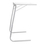 WELL HOME MOBILIARIO & DECORACIÓN Well Home Table d'appoint Pliable et Extensible, Couleur Blanche, 51 x 39 x 57-72 cm, Blanc, 51x39x57-72 cm