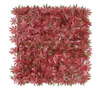Well Home Panneau de haie Vertical Artificiel pour décoration intérieure et extérieure Fleurs Roses et Vertes 100 x 100 cm