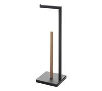 Well Home - Porte-Rouleau de réserve 'Natureo' en Noir Ø20 x 64,5 cm