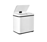 Well Home - Poubelle intelligente sans pieds avec ouverture automatique et contact manuel 30 l, 35,5 x 26 x 60 cm, couleur blanche
