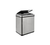 Well Home - Poubelle intelligente sans pieds avec ouverture automatique et contact manuel 30 l, 35,5 x 26 x 60 cm, couleur grise