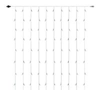 Well Home Rideau avec 480 lumières LED blanches chaudes avec contrôleur, 225 x 300 cm