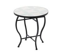 Well Home Table Bistro Design mosaïque Ø38 x 40 cm
